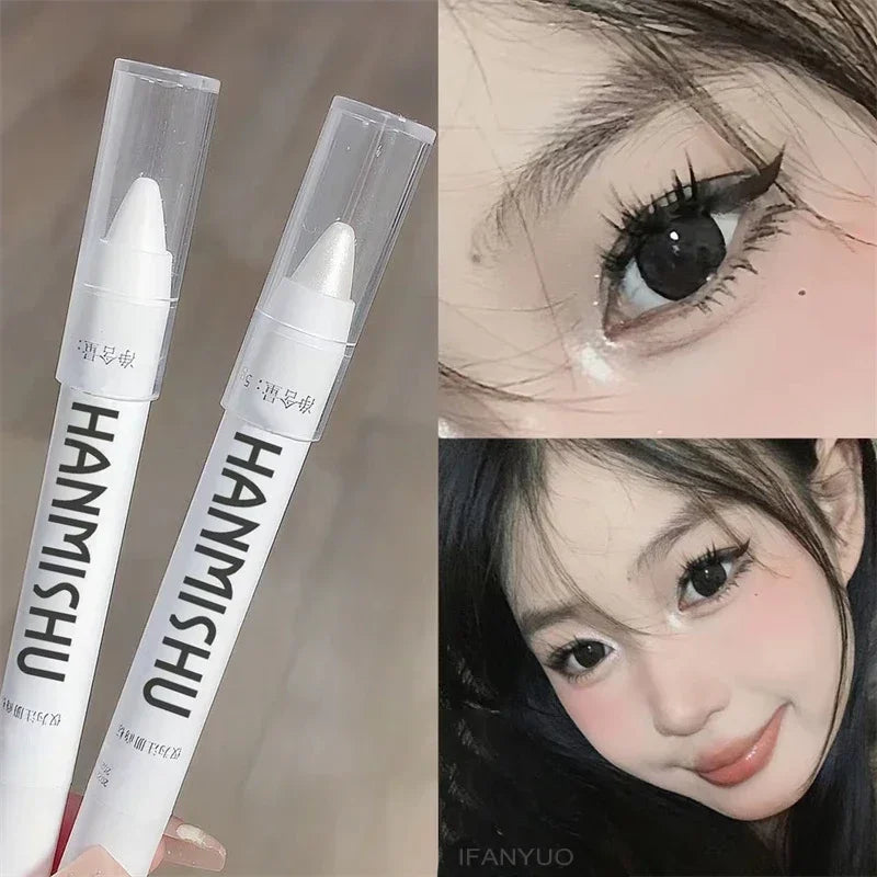 Diamond Highlight Stick Monochrome Pearlescent Matte White Eyeshadow