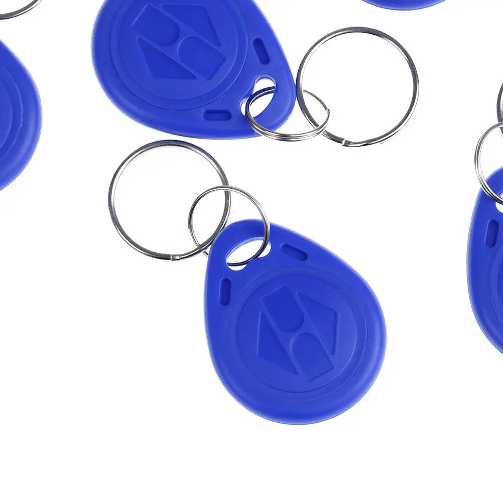 Blue TK4100 Keychains 125KHZ RFID Proximity Id Card Token Tags Key Zpaxo