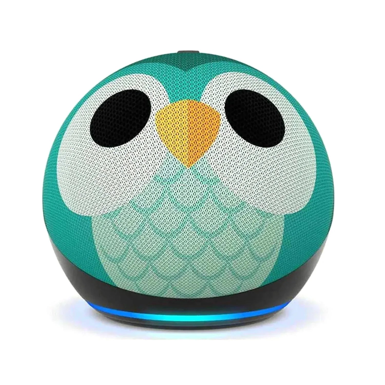 Newest Model Alexa Kids Bluetooth Speaker Designed for kids Kids+ Owl With High-quality Sound And a Mini Desktop Design Audio Zpaxo Green