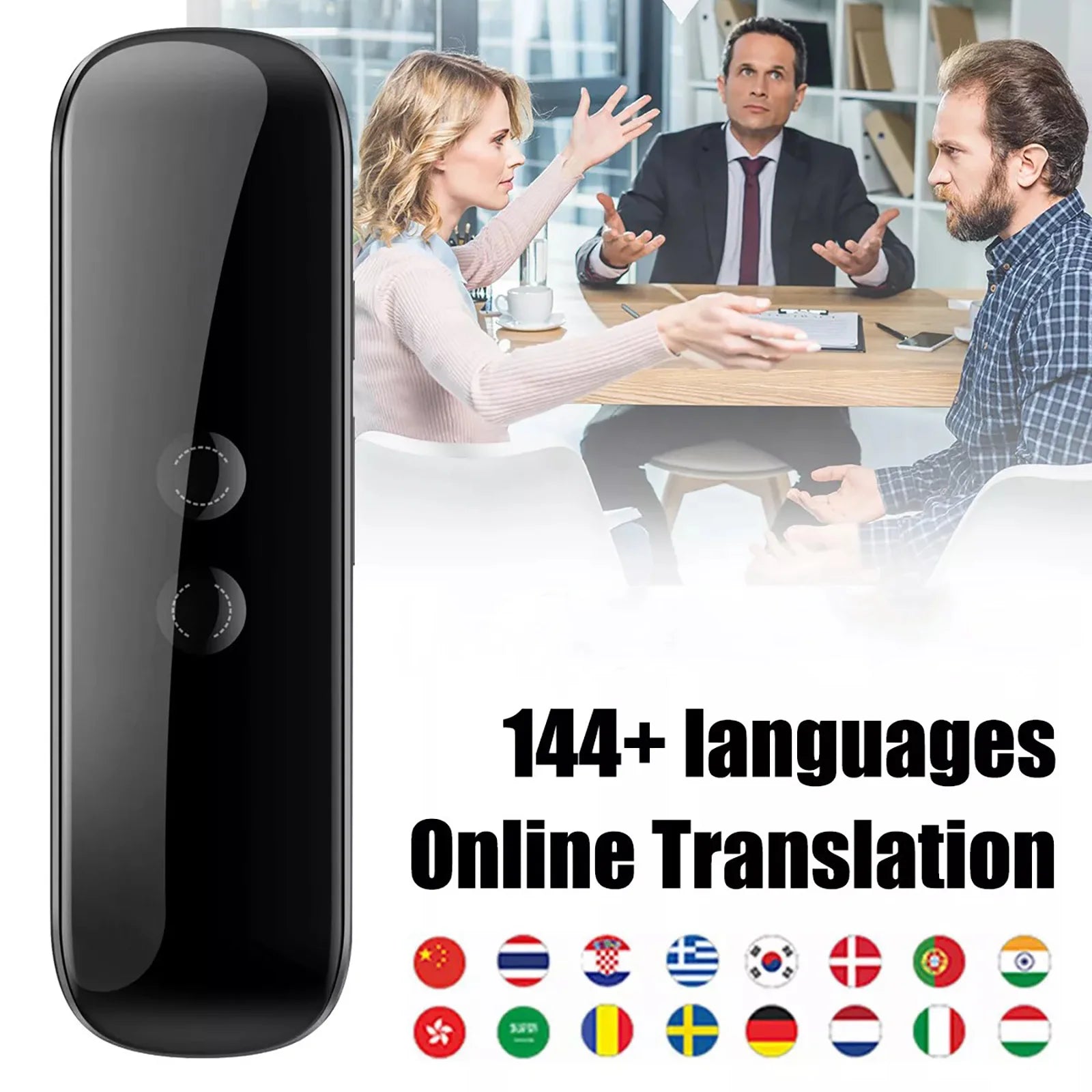 Portable 144+ Languages Smart Instant Translator Wireless Voice
