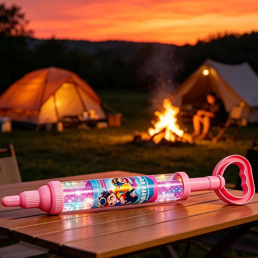 Water Soaker Colorful Rainbow LED Pull-Out Summer Activity Water Soaker For Kids For Bathing Swimming Pool Outdoor Beach Party Zpaxo