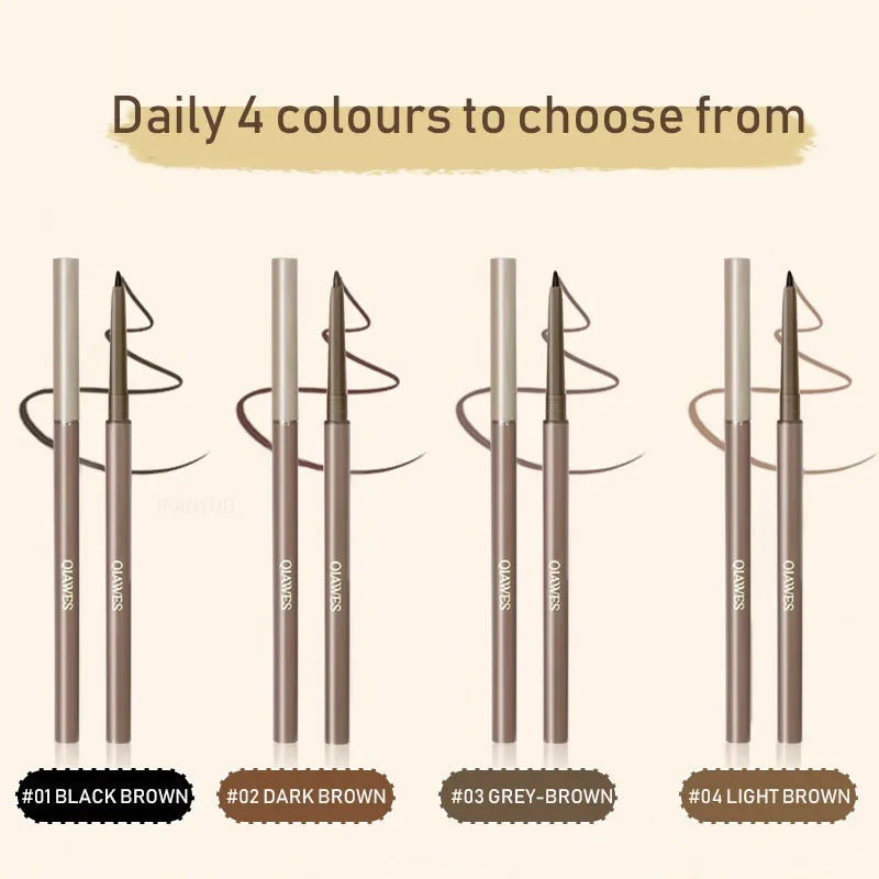 2in1 Eyeliner Lying Silkworm Gel Pen Lasting Waterproof Non-smudge