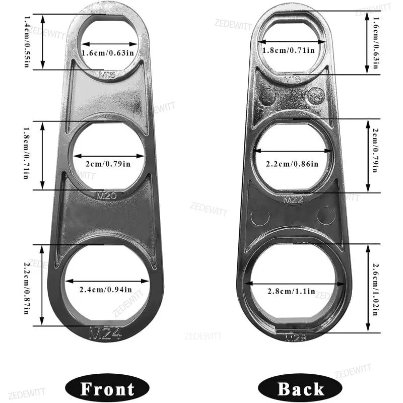 2-in-1 Faucet Aerator Wrench & Bubbler Tool for Plumbing