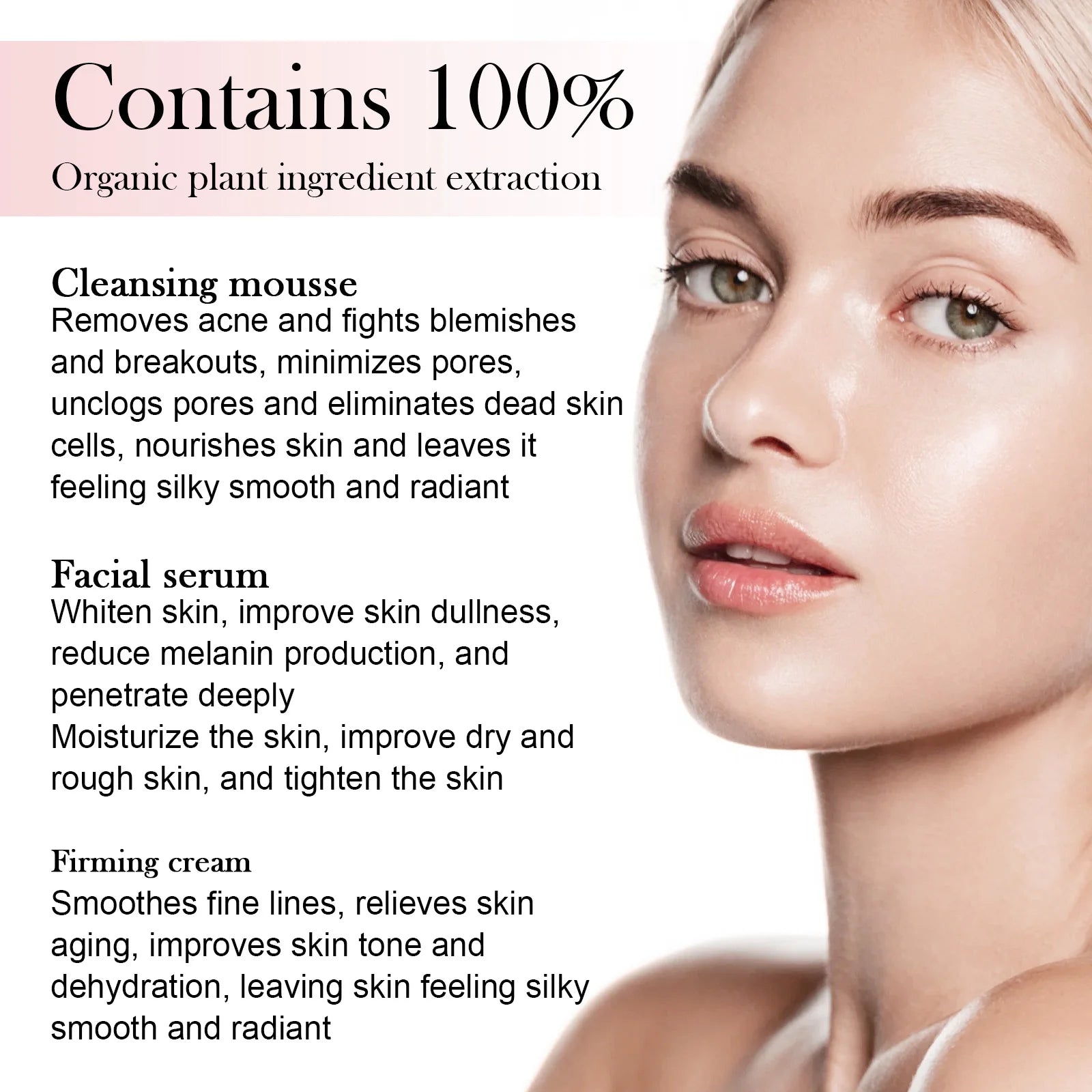 Jaysuing 5-in-1 Collagen Facial Kit – Hydrate, Brighten & Firm Facial Skincare Set Zpaxo