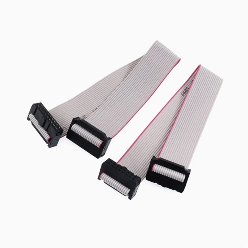 FC gray ribbon cable pressure plug 6/10/14/20/40P horn AVR connection line JTAG display screen 2.54MM Zpaxo