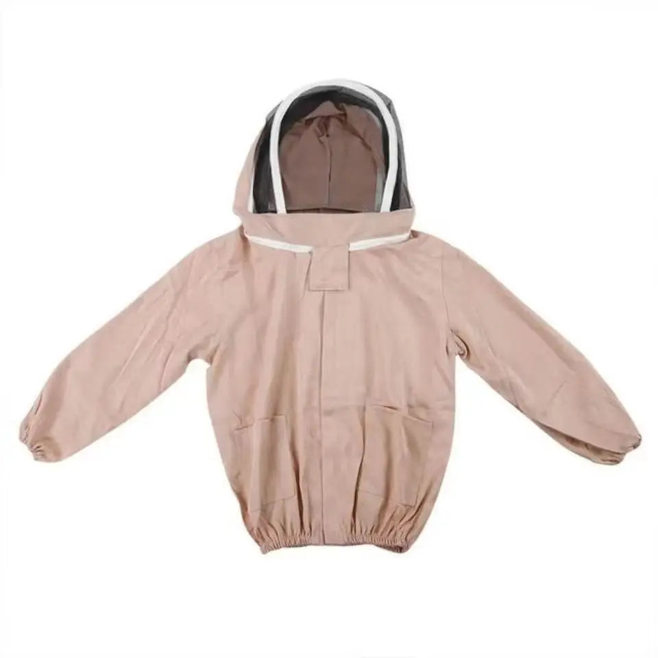 Mesh Hat Breathable Zipper Anti Bee Clothes Half Body Elastic Cuffs