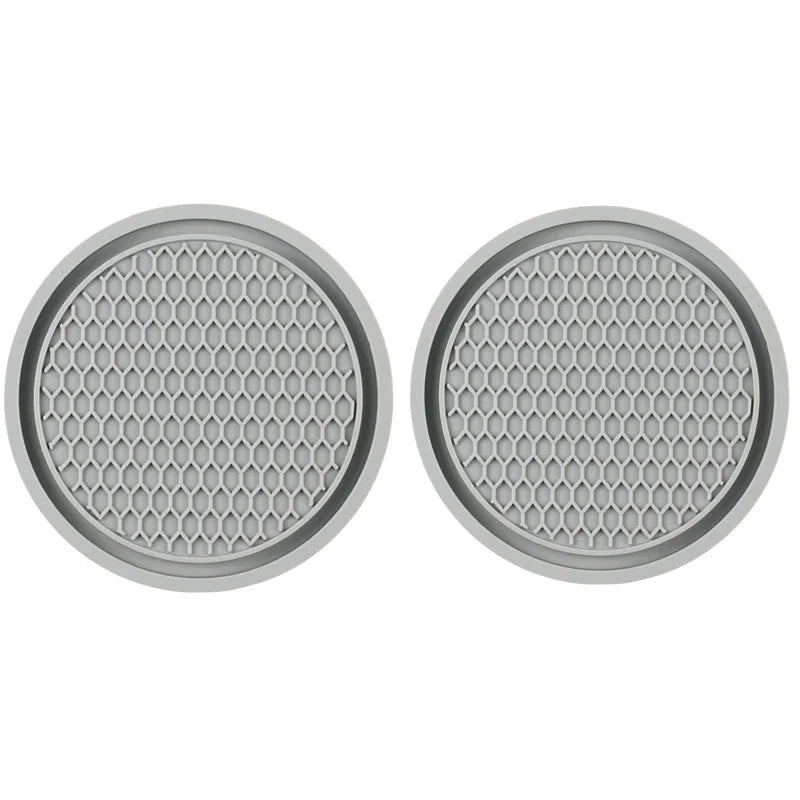 Car Cup Holder Anti-Slip Insert Coasters | Universal Fit 1/2 Pack