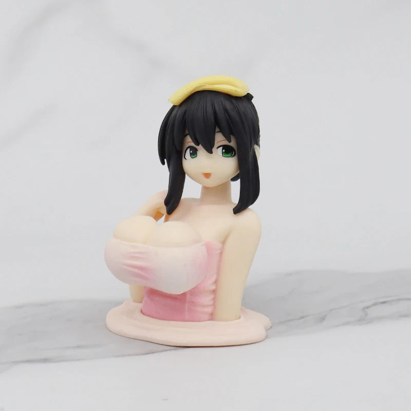 Shaking Chest Girls Car Ornaments Decoration Fashion Kawaii Dashboard