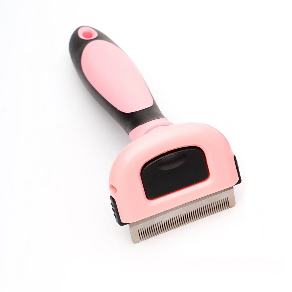 Pet Grooming Brush-double Sided Shedding Dematting Undercoat Rake Zpaxo Pink S