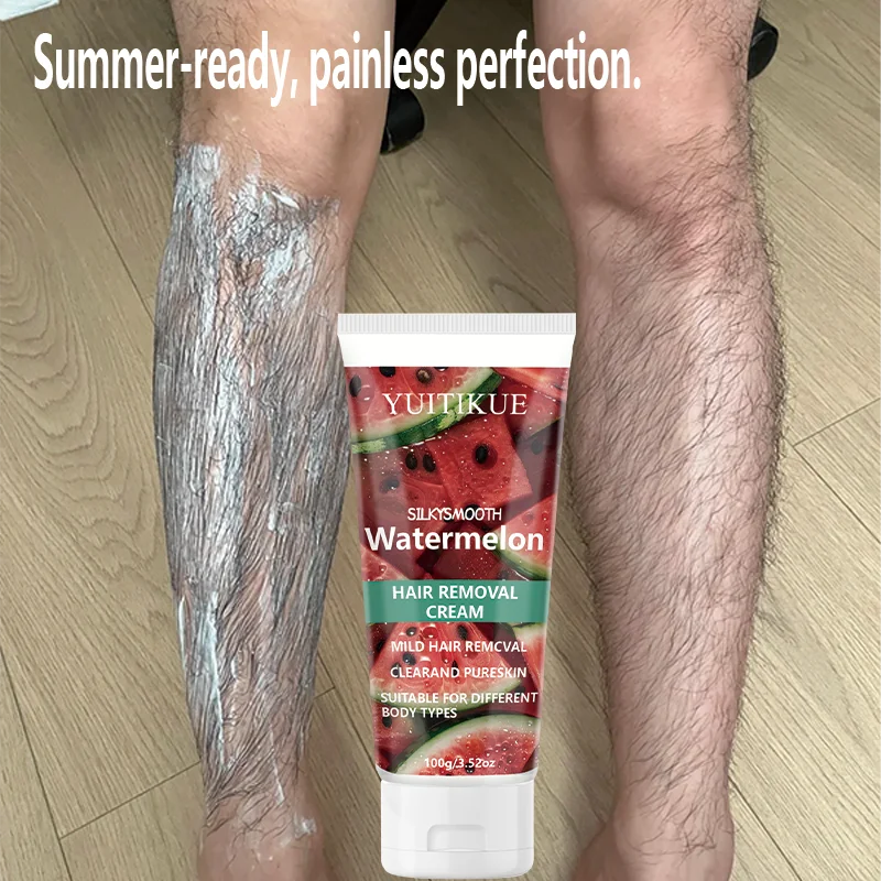 YUITIKUE Watermelon Depilatory Cream – Painless Hair Removal Depilatory Cream Zpaxo