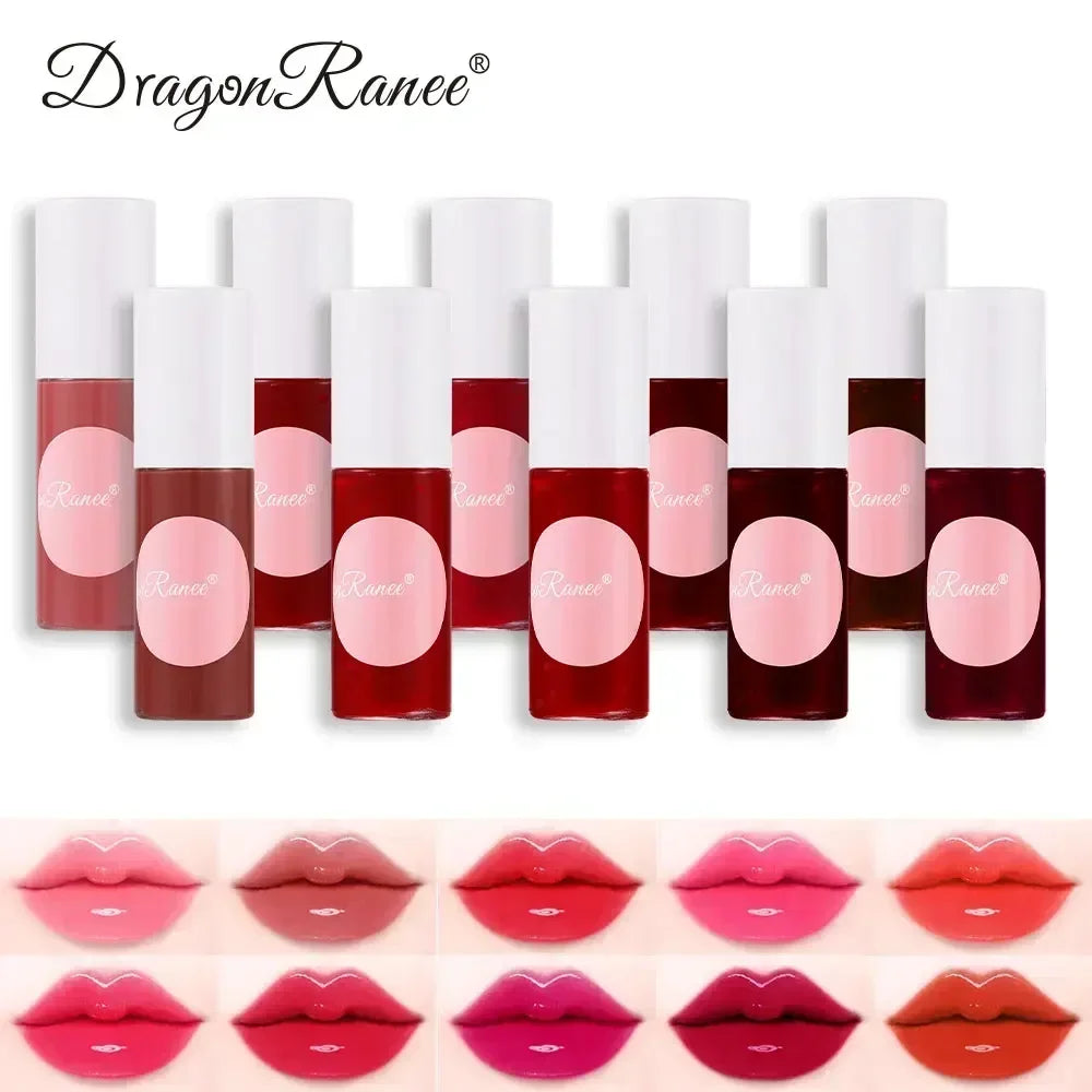 Mini 10 Colors Liquid Lip Gloss Waterproof Non-stick Long Lasting Sexy Red Mirror Glass Moisturize Lipstick Water Rouge Makeup Zpaxo