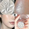 2 Colors Diamond Highlighter Powder Palette Glitter Face Contour Brighten Makeup Shimmer Ultra-concentrated Illuminate Cosmetic Zpaxo 01