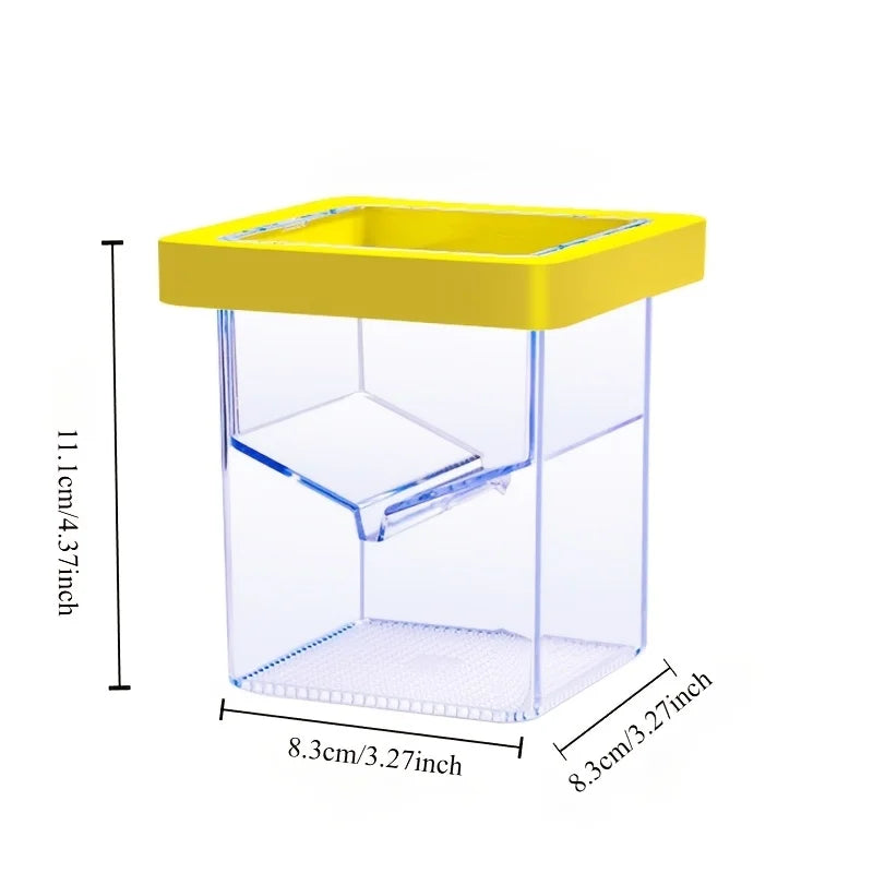 Suspendable Aquarium Fish Fry Incubator Suction Cups Floating
