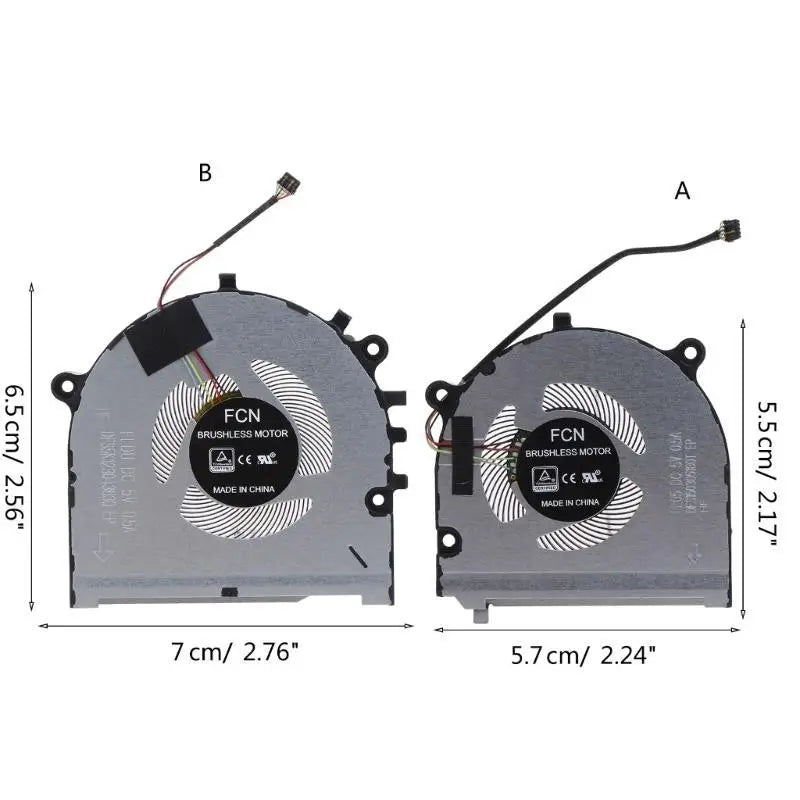 652F Laptop CPU GPU Cooling Fan Thinkbook 14s-IWL Cooler Zpaxo