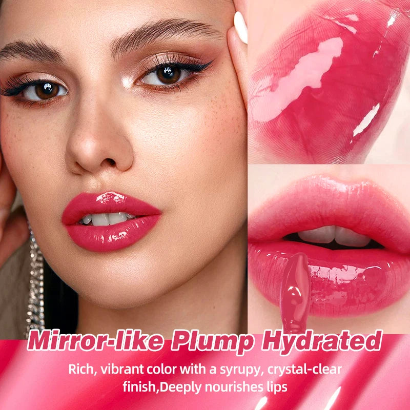 Mirror Water Gloss Lip Moisturizing Non Greasy Long Lasting Natural