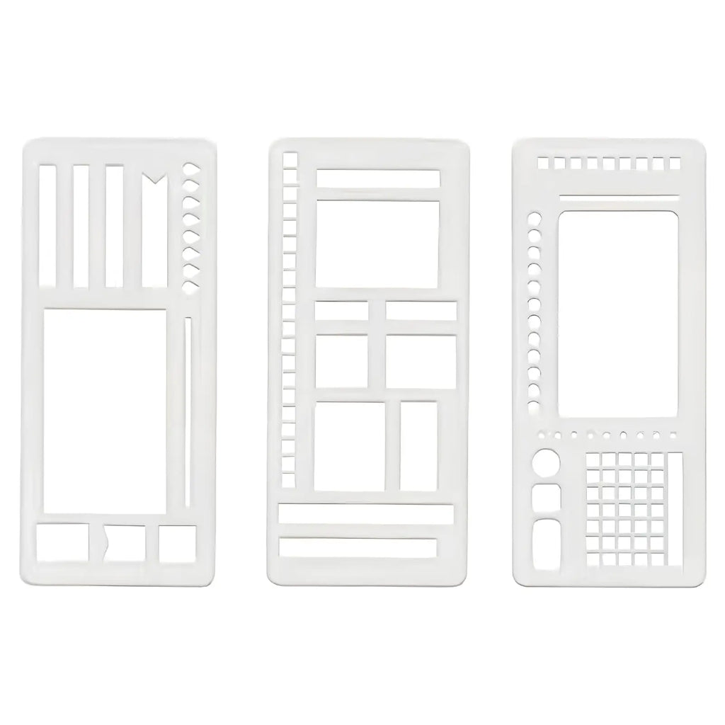 Handmade Flexible Record Template Multifunctional Mylar Stencils