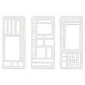 Handmade Flexible Record Template Multifunctional Mylar Stencils