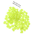 100Pcs Night Glow Luminous Garden Pebbles Rocks for Fairy Garden Potted Plants Walkway Driveway Fish Tank Decor Luminous Zpaxo Yellow