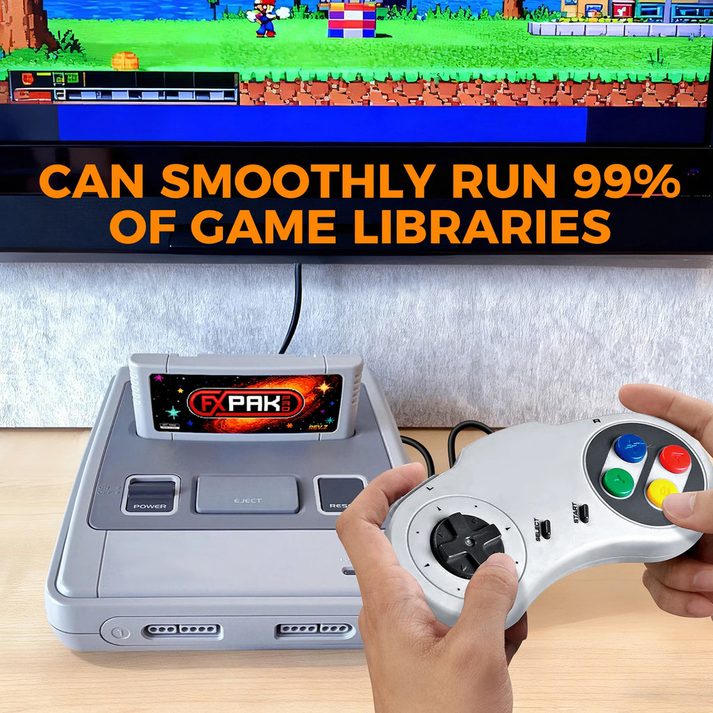 Ultimate Version Rev.Z FXPak Pro Flash Cart for SNES/SFC Video Console All Enhancement Chips & MSU-1 Open Source Multi Cartridge Zpaxo