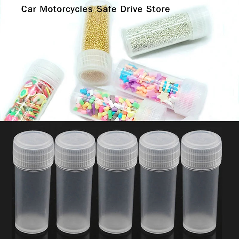 CM20Pcs Plastic Sample Small Bottle Vial Storage Container Test Tube