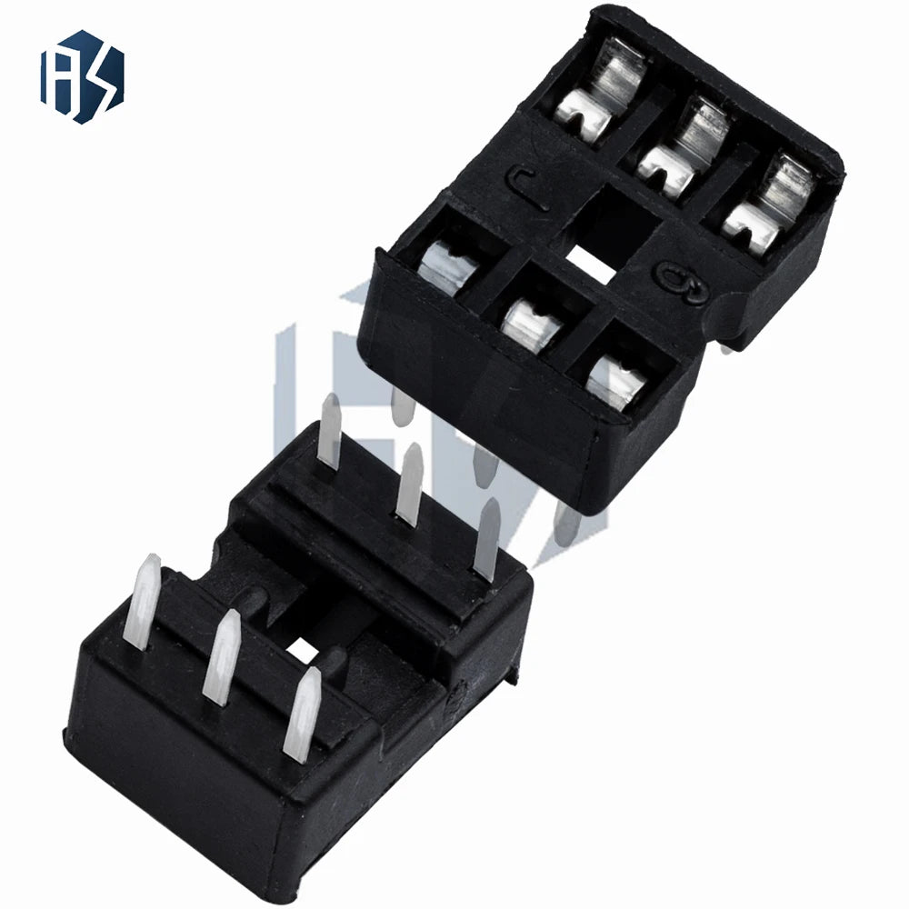 10pcs IC seat 6P/8P/14P/16P/18P/20P/24P/28P DIP IC sockets Adaptor Solder Type 28 pin Narrow body DIP Sockets MCU seat 24PIN Zpaxo