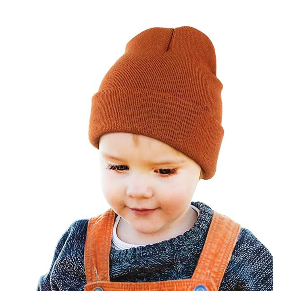 Kids Winter Knit Beanie Hat – Unisex Baby & Toddler Ski Cap