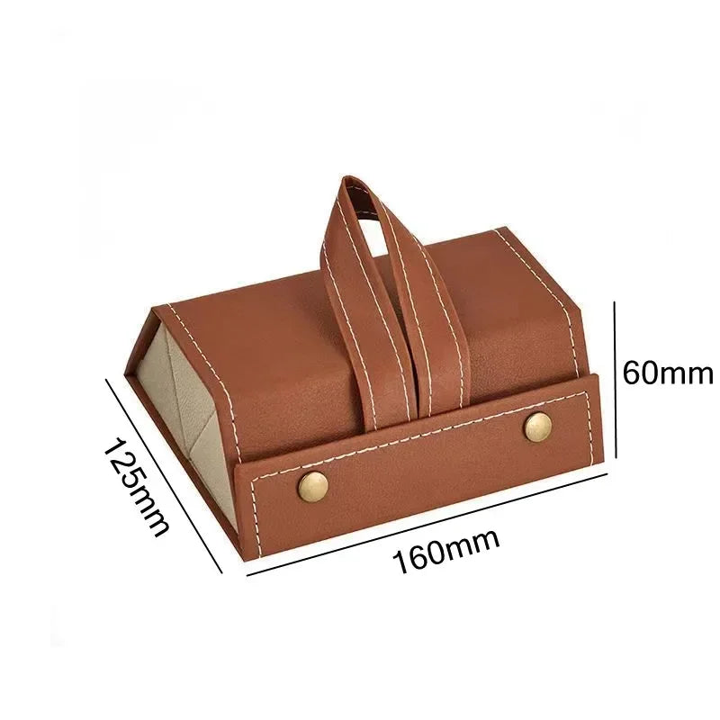 Portable Glasses Organizer with 3/5 Multi-slot Eyeglasses Storage Display Travel Folding Sunglasses PU Leather Case Zpaxo Brown 3 grid