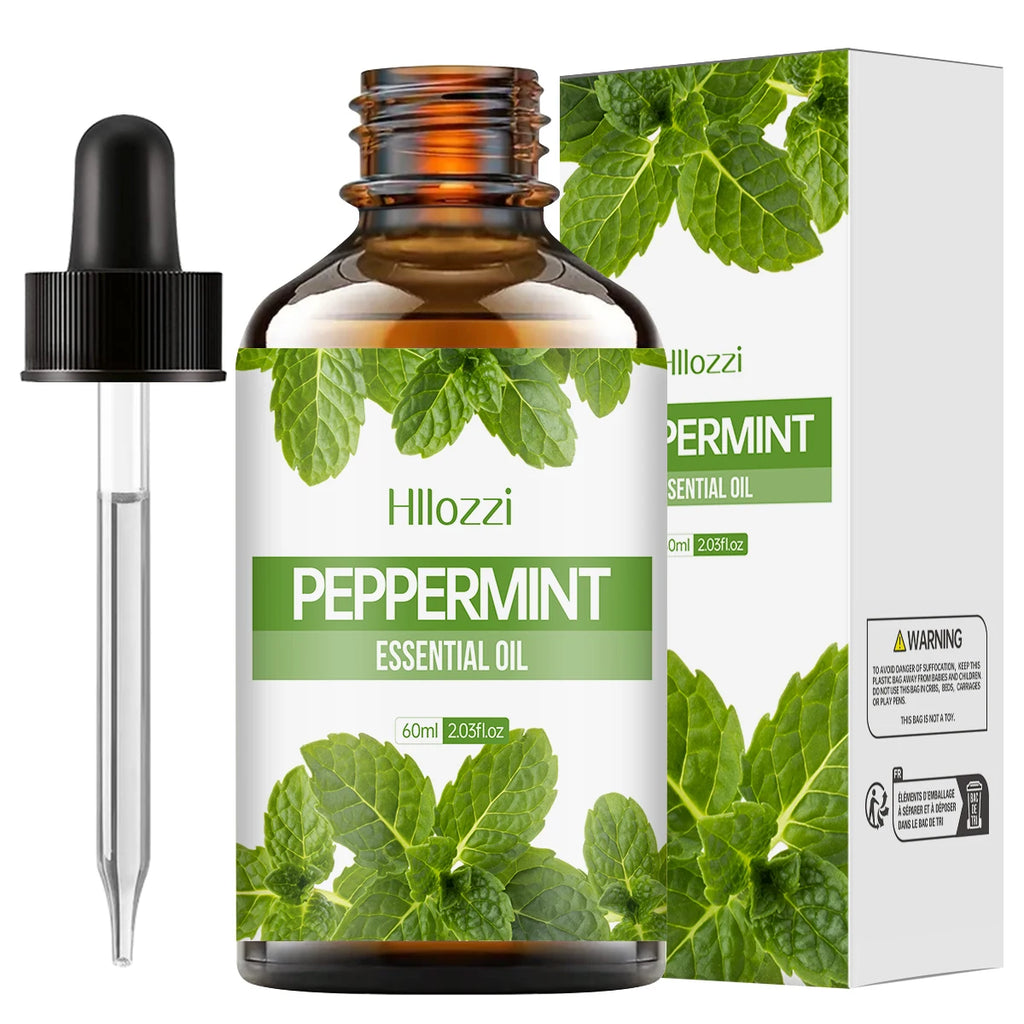 100ml/60ml/30mlPeppermint essential oil hydrating multifunctional essential oil aromatherapy candle car diffuser Zpaxo 60ML PEPPERMINT Other