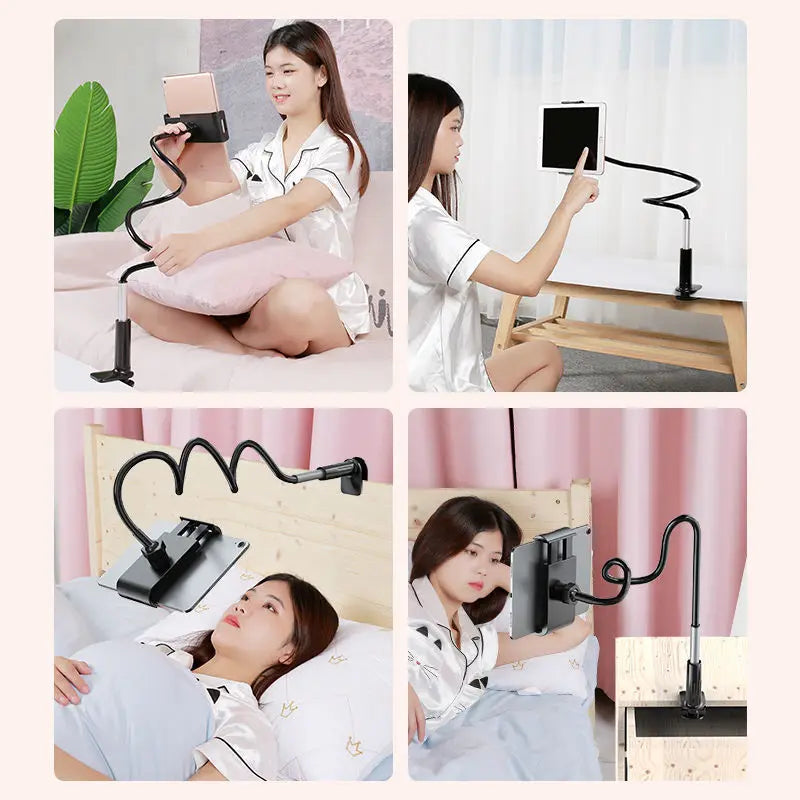 Universal Mobile Phone Holder Flexible Lazy Bracket Adjustable Cell Phone Clip 360 Degree Rotation Tablet Stand For iPad Tablet Zpaxo