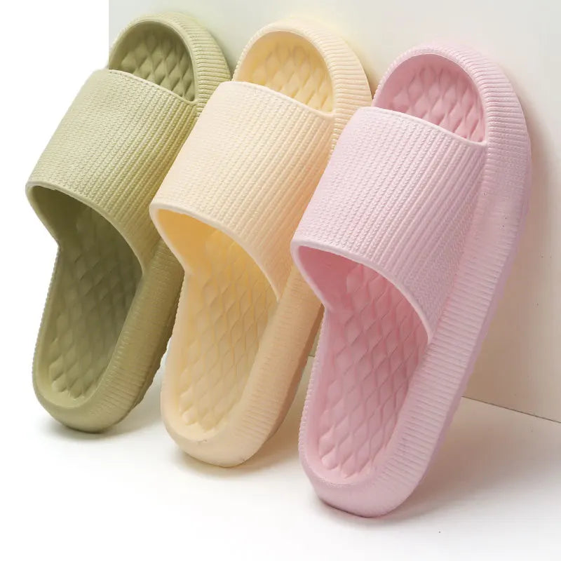 EVA Soft Sole Pillow Slides Summer Beach Flip Flops Women Non Slip
