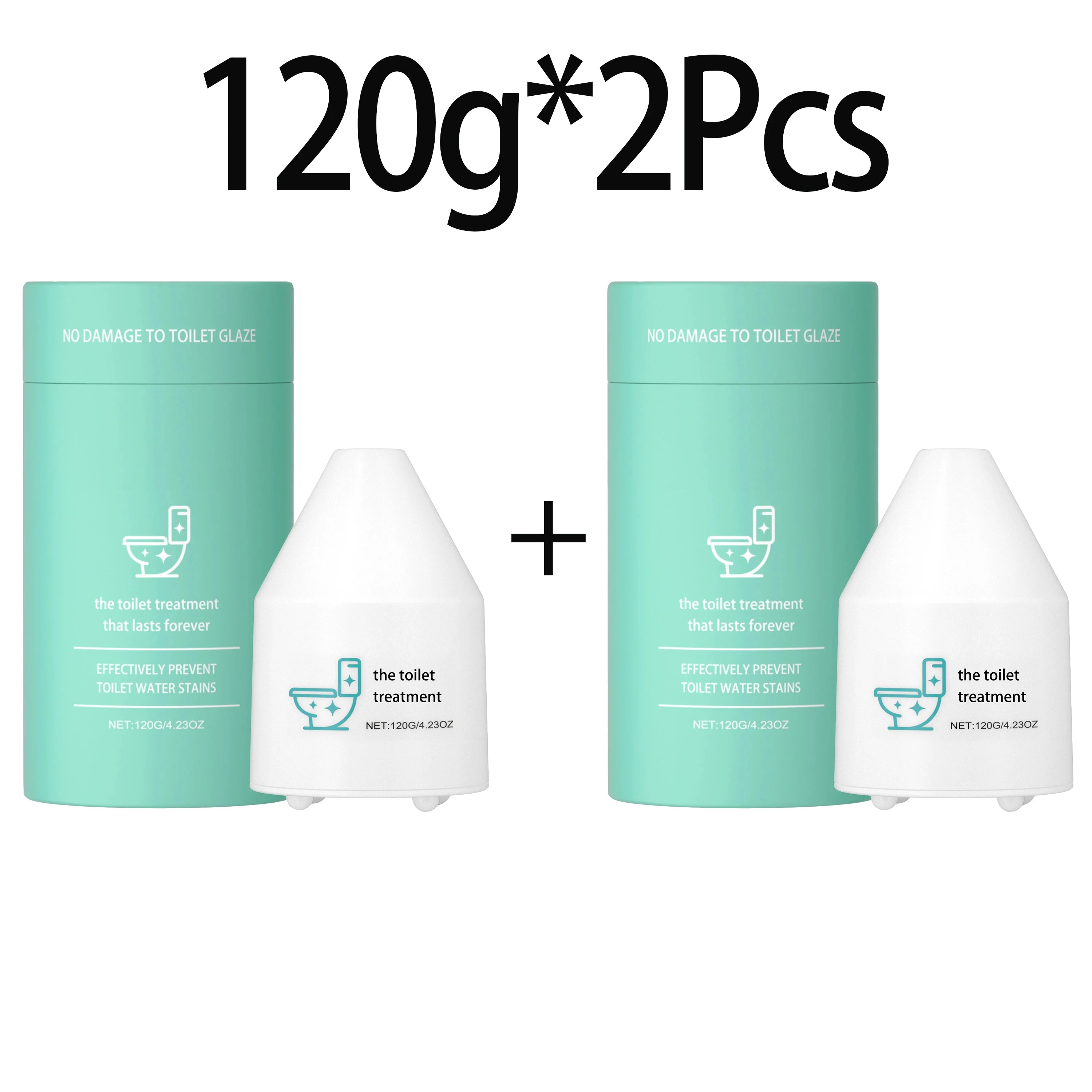 Toilet cleaner gentle decontamination and descaling clean toilet toilet fresh and odor-removing cleaning foam delivery type Zpaxo 120g X 2Pcs