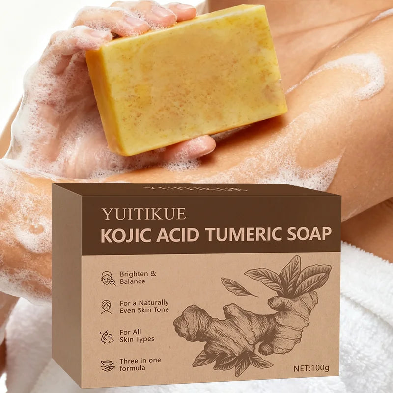 Turmeric Kojic Acid Cleansing Bar – Brighten & Deep Cleanse Cleansing Bar Soap Zpaxo Default Title