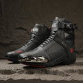 Lexsan Motorcycle Boots Men Leather Motos Breathable Anti Slip