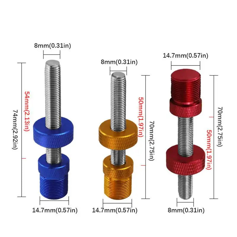 Bike Bottom Bracket Removal Tool Universal Bicycle Square Spline Axis Zpaxo