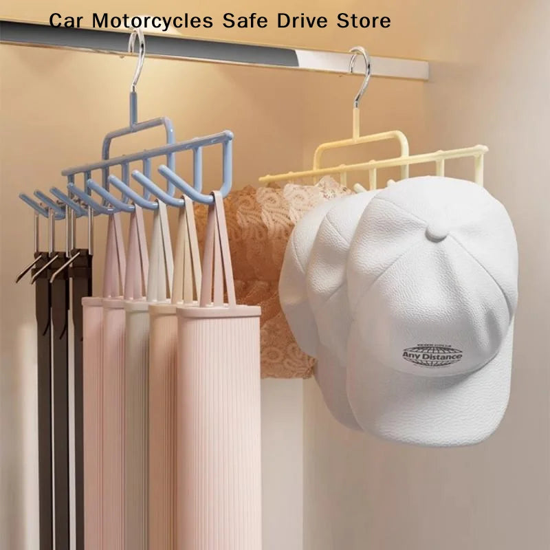 Hat Rack Ins-style Cap Organizer Hanging Hooks Fits 8 Tall Caps Dorm