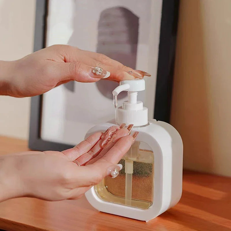 All-in-one Kitchen Pump Dispenser 300 Refillable Empty Bottle Shower Zpaxo