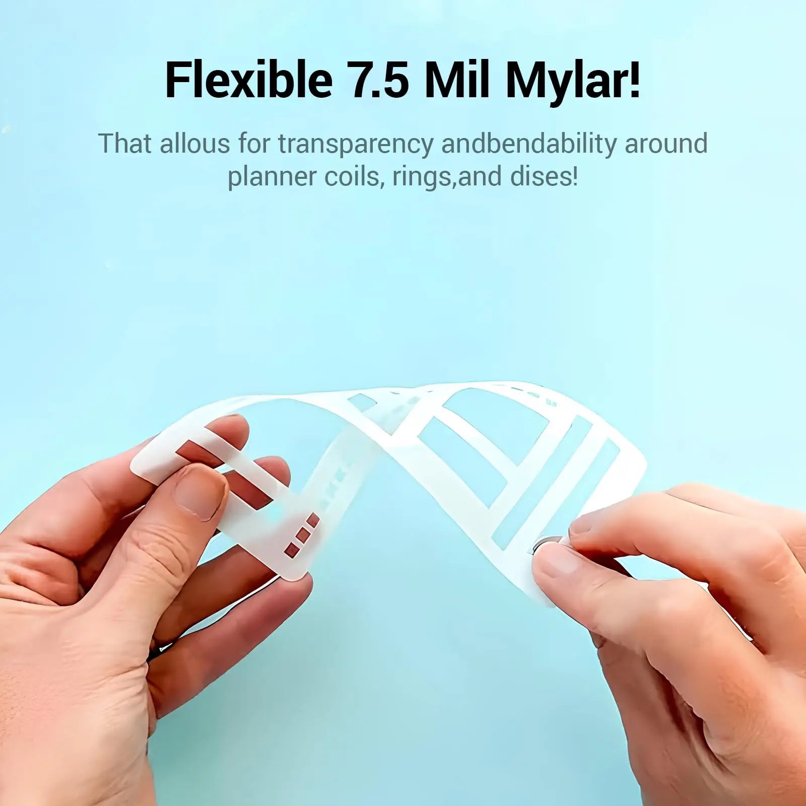 Handmade Flexible Record Template Multifunctional Mylar Stencils