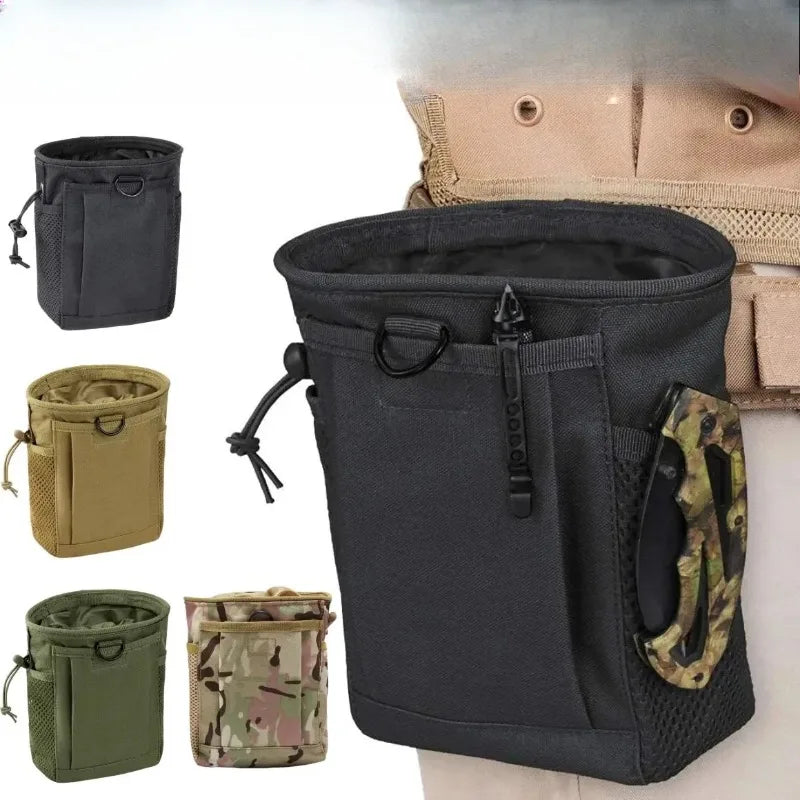 Tactical Magazine Dump Pouch – Adjustable Belt Bag for Hunting Tactical Dump Pouch Zpaxo