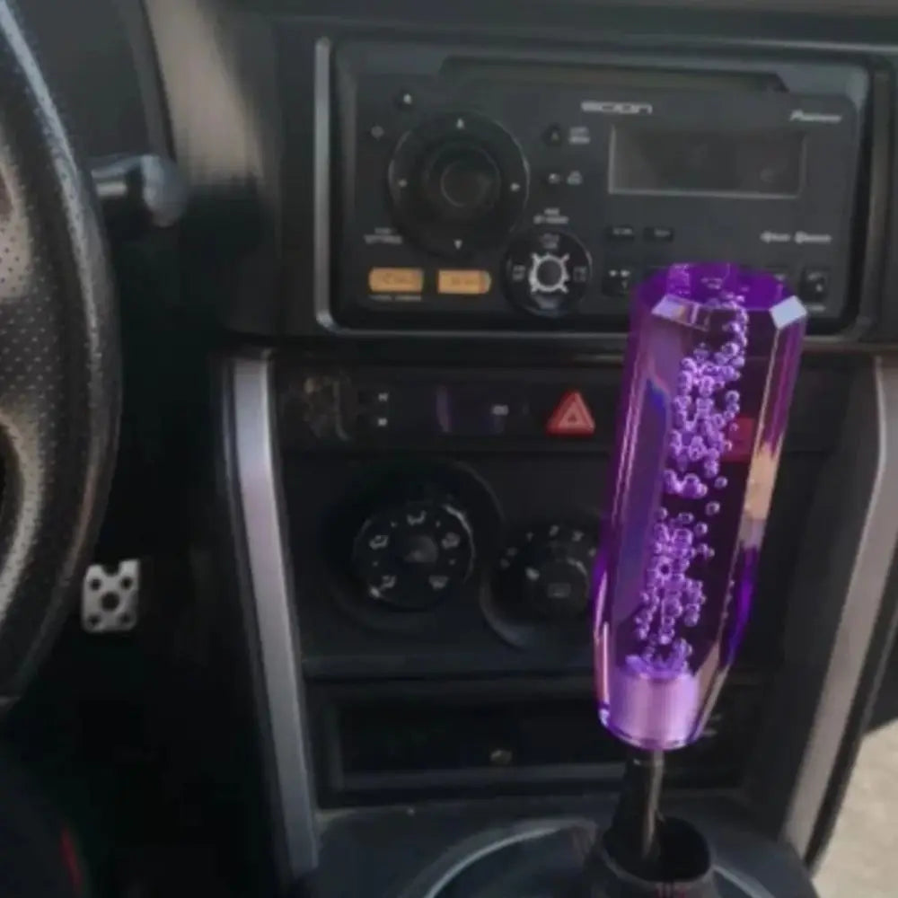 Transparent Bubble Gear Shift Knob Crystal Manual Design Transmission Zpaxo