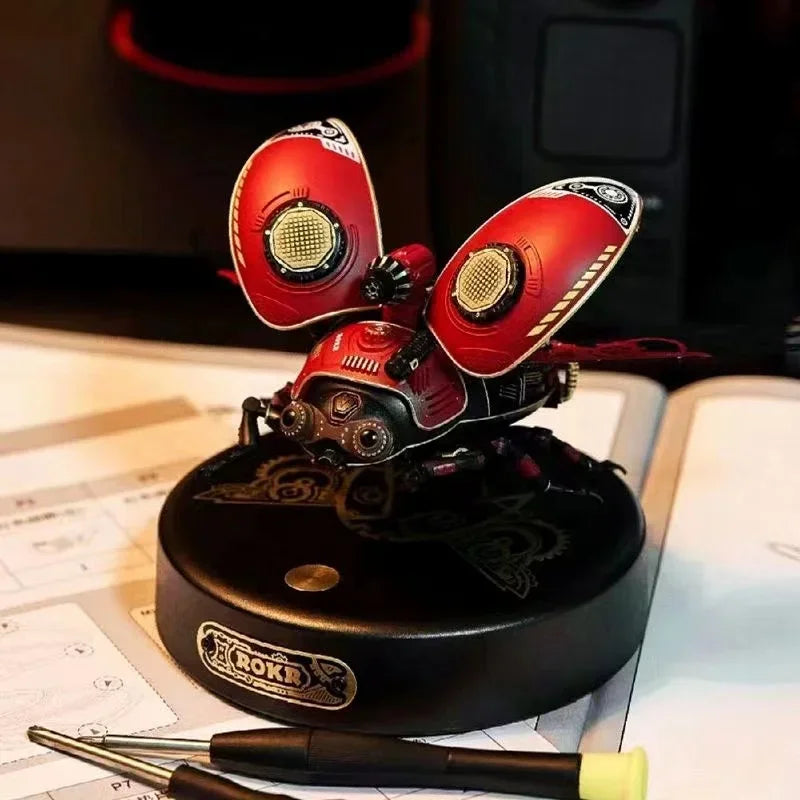 Rokr Storm Beetle MI03 Steampunk Mecha Model Kit | Electric