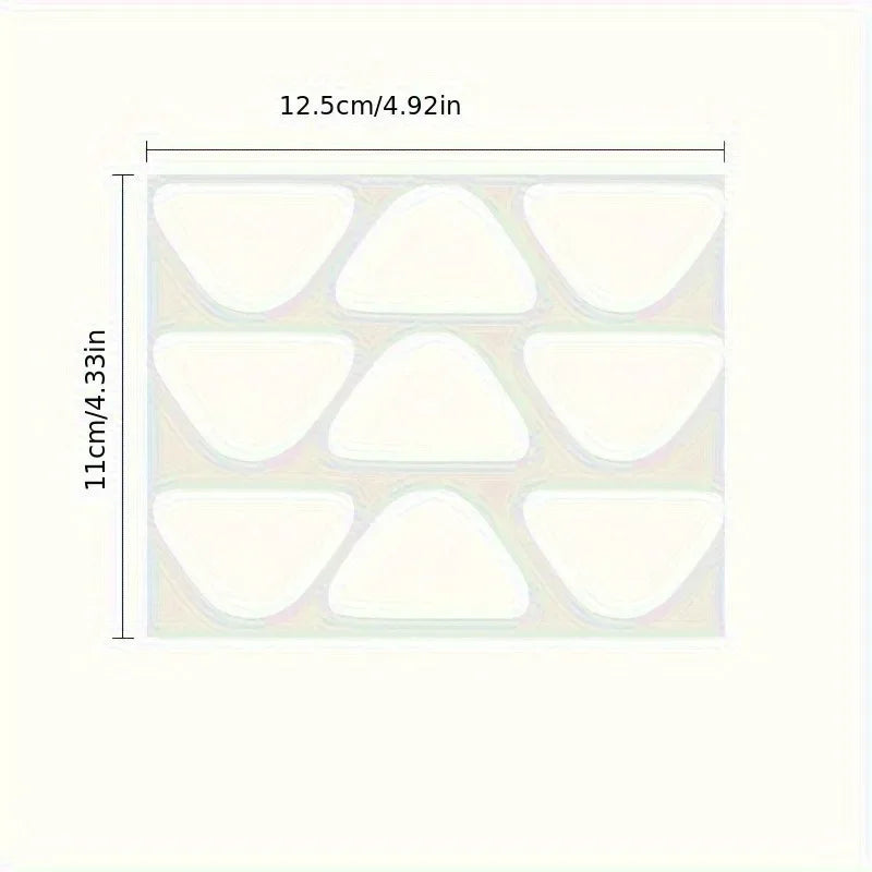 36/90PCS Forehead nasolabial fold patch PE material forehead and smile patterns transparent invisible nasolabial fold patch Zpaxo