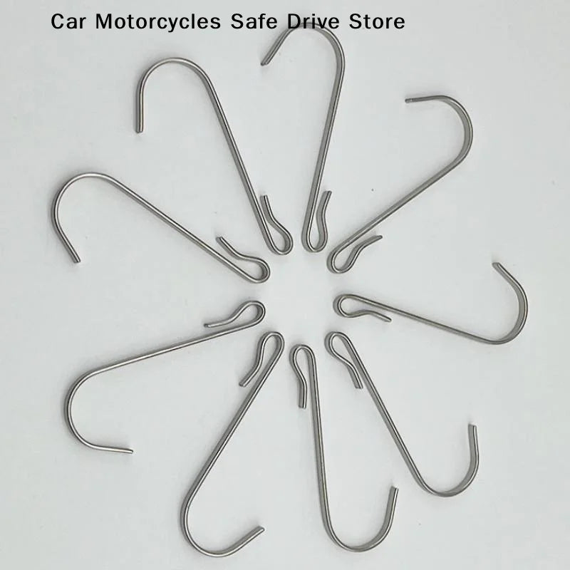CM6pcs Snap-on Clip Hooks Wire Shelving Shelves Sink Grates Versatile