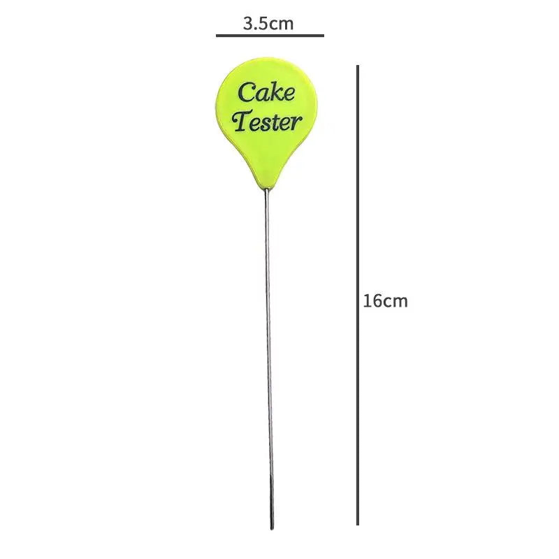 Cake Tester Probe Reusable Stainless Steel Testing Needle Sticks Zpaxo Yellow