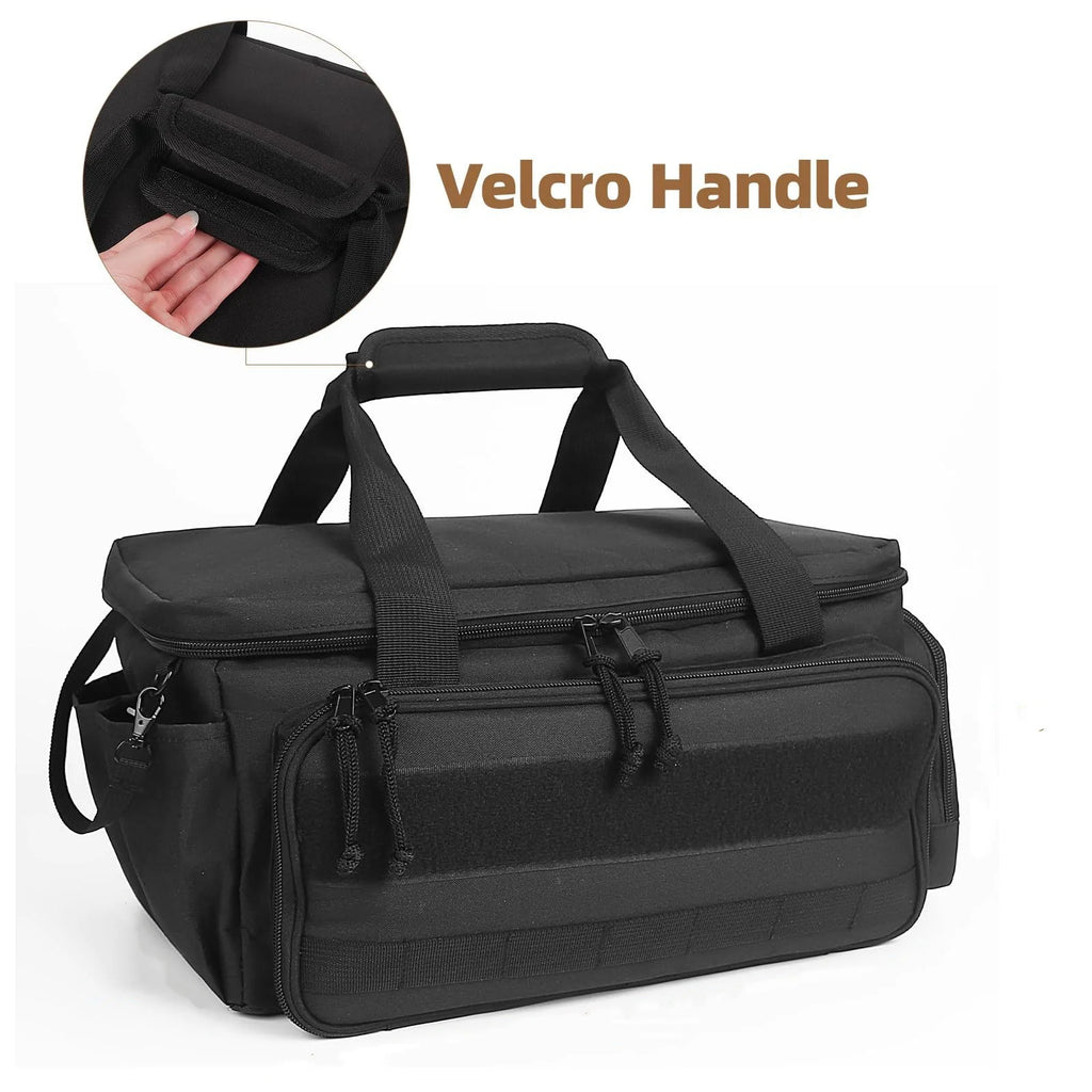 14" Heavy Duty Tactical Tool Bag Non-Slip Base Multipurpose Work Organizer for Handyman,Carpenter,Durable Portable Tool Storage Zpaxo As shown