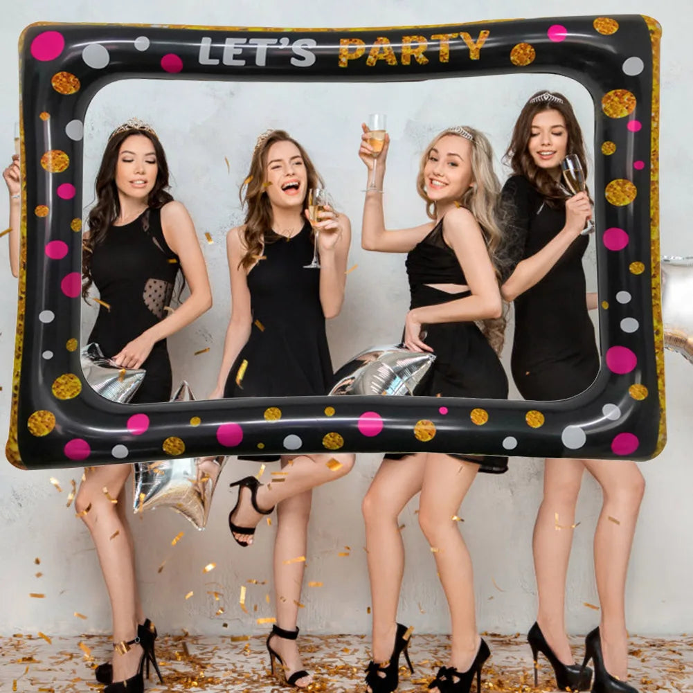Decoration Picture Frame Selfie Party Fun Photo Booth Prop Birthday