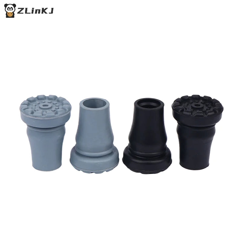16 Crutch Ferrules End Safety Soft Replacement Rubber Tip Cane Zpaxo
