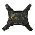 Sports Hiking Chest Bag Reflective Strips Water-resistant Waist Front