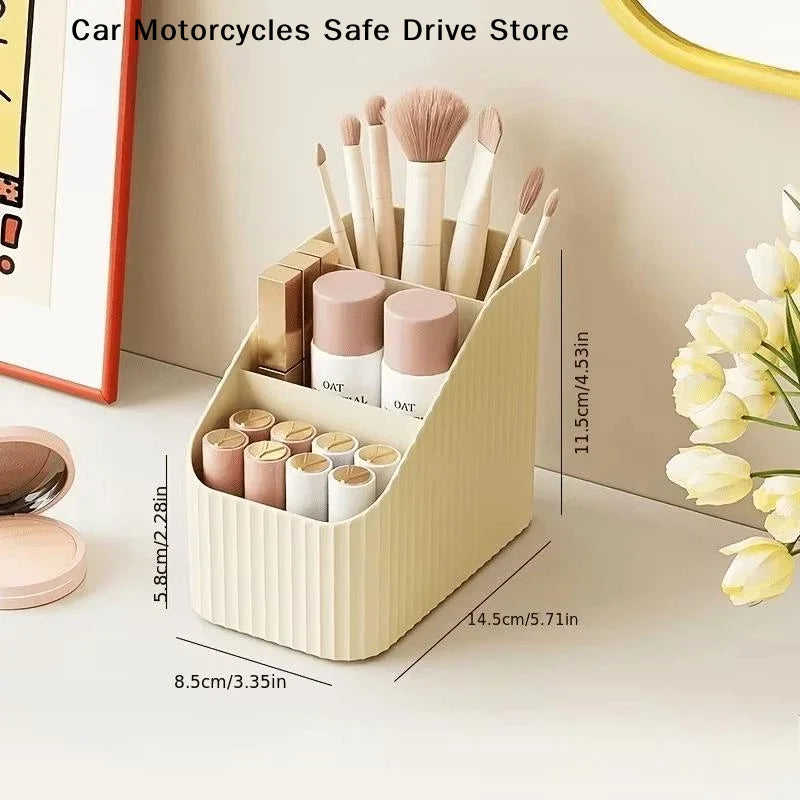 Cosmetic Storage Basket Plastic Bathroom Accessory Multi Functional