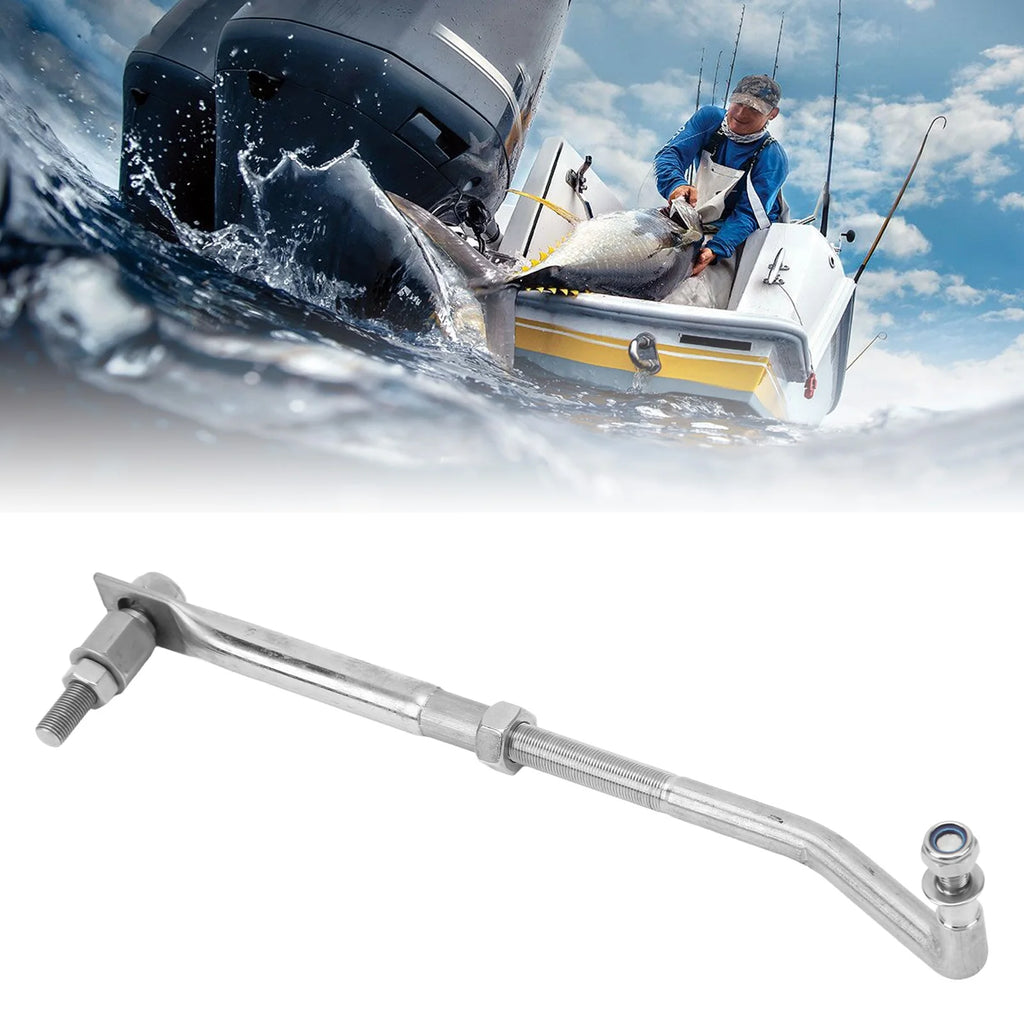 Outboard Motor Steering Link 265 Adjustable Stainless Steel Universal