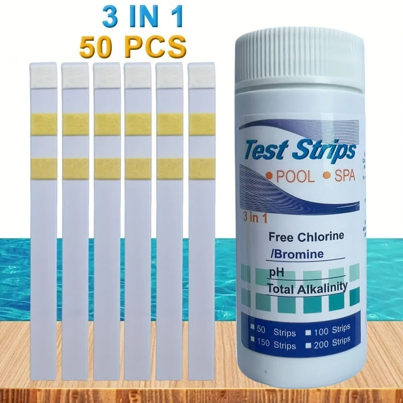 Chlorine PH Test Strips SPA Swimming Pool Aquarium Fish Tank Water